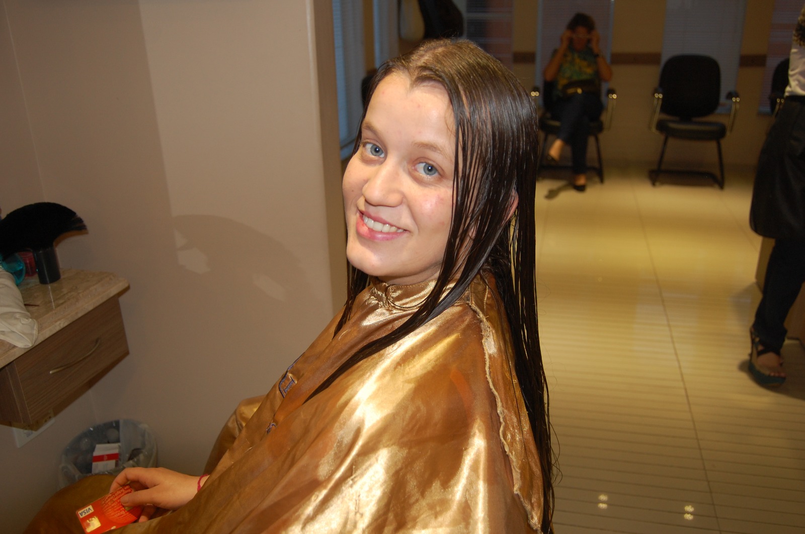 Antes — Corte Bob